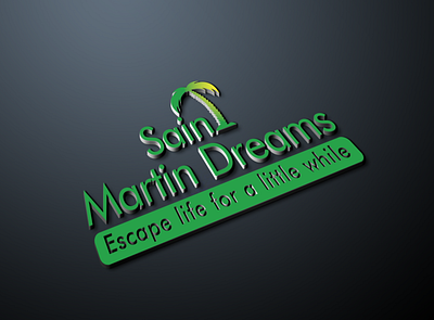Saint Martin Logo for Travel Agency color cool dream icon logo nature powerful tagline tour unique