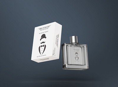 RICHMAN Perfume for Men Packaging label packaging design packaging mockup print