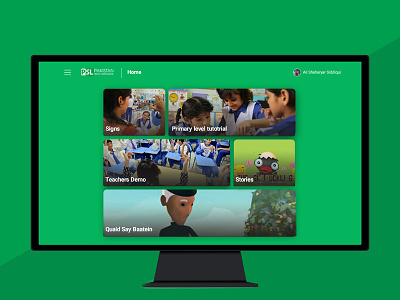 Pakistan Sign Language Raspberry Pi Offline Portal app icon ui ux vector website