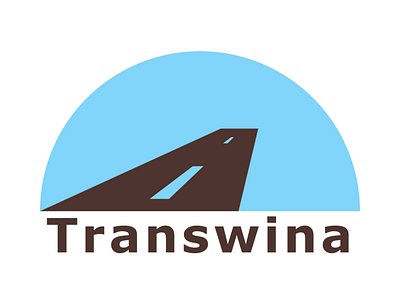 Transwina.lt design logistics logo