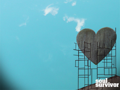 Soul Survivor Poster/Brochure Concept 2 concept heart psd scaffolding sky