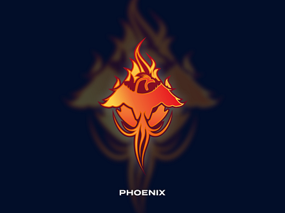 Phoenix brand identity branding clean fire icon illustration logo mascot sport unique