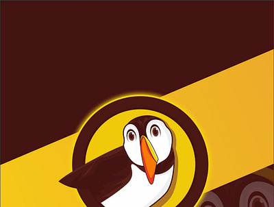 🐧 mascot puffin bird esportlogo icon illustration logo mascotlogo puffin typography web