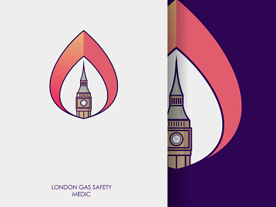 logo icon gas and mascot london app branding design gas illustration logo london mascotlogo puffin vector