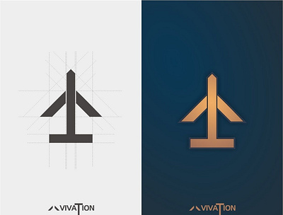 Aviation logo concept esportlogo icon illustration logo london monogram logo typography