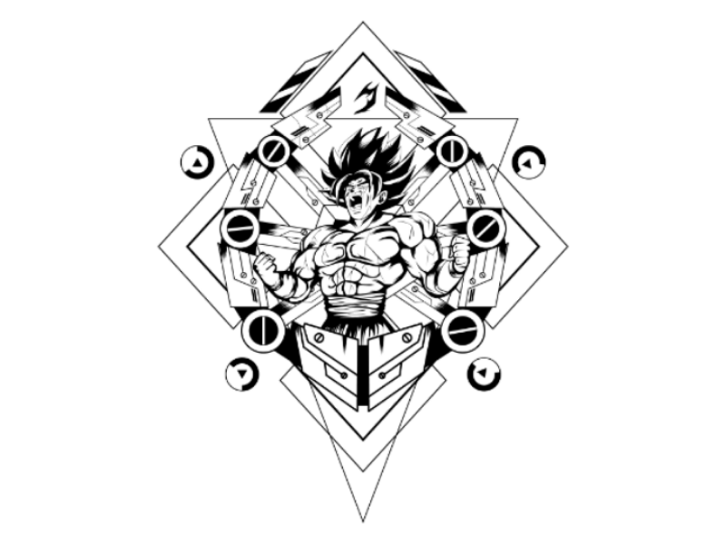 ArtStation  Dragon Ball Tattoos