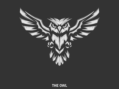 The owl art illustration owl vector