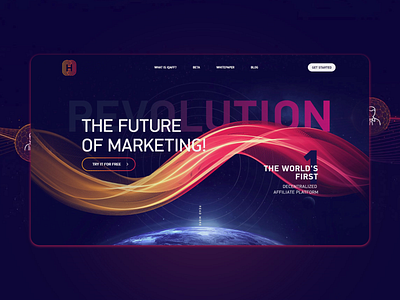 Landing page for a creative agency agency design landing page ui web web design