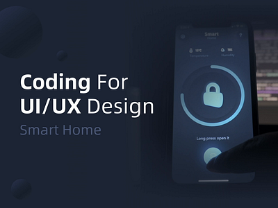 Coding For Smart home | SwiftUI | Code 3d animation card coding development gradient interaction ios lock micro interaction motion neumorphic progress room sketch smart home swiftui ui xcode