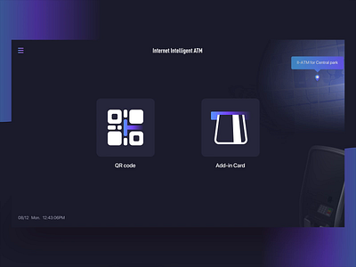 ATM Internet Intelligent APP to ATM face recognition account animation atm bank bank card bank transfer deposit dribbble face face recognition gradient icons illustration interaction micro interaction motion qr typography ui