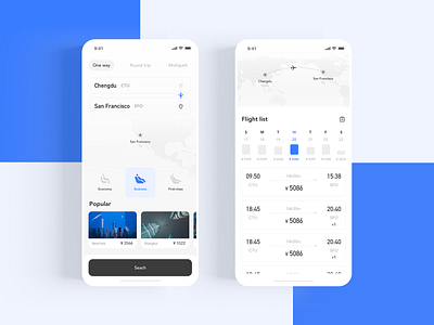 Airline ticket reservation procedure airline airplane airport app city clean map mobile passenger price reservation seat simple ticket travel ui ui ux world