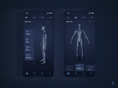 Human body Scanning 3d arm black body bust card chinese data hand hips human interaction scan ui waist