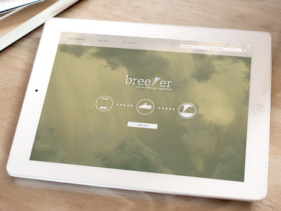 Breezer - UI [WIP] app breezer flat storm chasing ui
