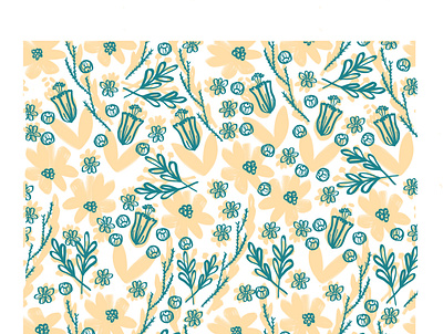 Flowers pattern design illustration