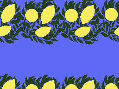 Simple Lemon design illustration