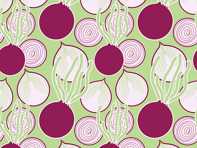 Onion design illustration