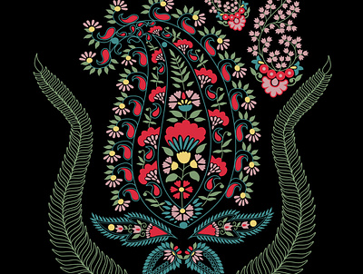 cashmere design illustration