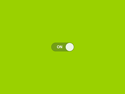 On button color flat green mobile off on switch ui web