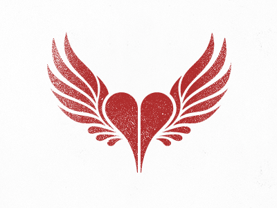 Stellar Revival band clean emi heart logo texture wings