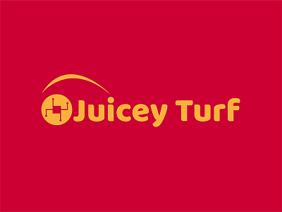JuicyTurf [Brand Logo] branding illustration logo