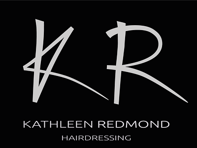 Trendy hair-salon logo