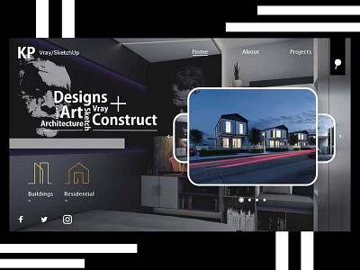 KP Vray/SketchUp architecture design ui web design