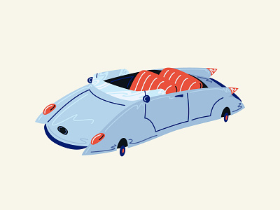 The 4-Seater Coupe automobile car cars experiment exploration illustration illustrator vector vehicledesign wip