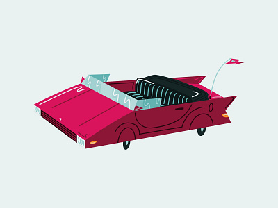 The Classic Convertible automobile car cars classic experiment illustration illustrator vector vehicle wip