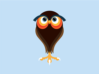 What the Owl say? animal bird illustration owl vector wip