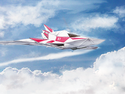 Star Fox 64 Inspired design jet nintendo painting sketchup