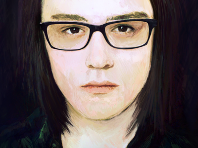 Self Portrait digital painting portrait