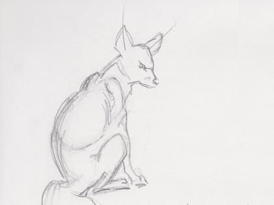 Fox Sketch for Book