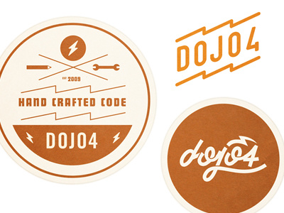 dojo4 Identity Roughs coasters logo