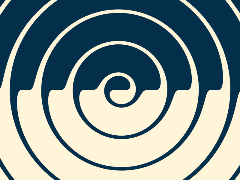 Wave Swirl loop design processing gif animation