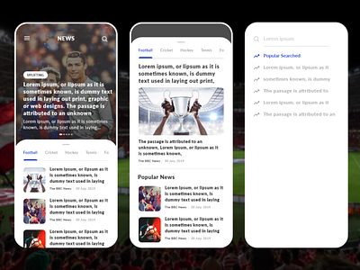 Sport News Application