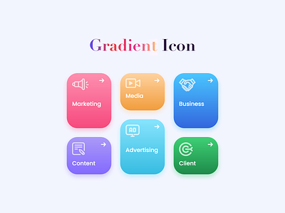 Gradient Subject Card card ui gradient gradient card gradient color gradient icons gradient palette icons illustration