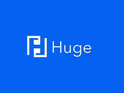 Huge Logo fibonacci logo negative space