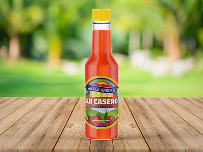 AJÍ CASERO VALLES ANDINOS ají casero branding design diseño de empaques graphic design hot sauce label latin products packaking packing salsa picante