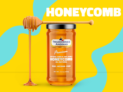 PACKAGING - HONEYCOMB branding design diseño de empaques graphic design honey packaging honeycomb label packing product desing