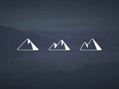 MOVE mountains calm logo logo mark logomark mountains move therapy vector