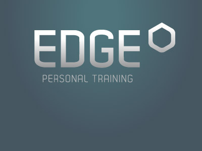 EDGE Fitness logo v2.2 edge exercise fitness green logo personal trainer physical training silver trainer