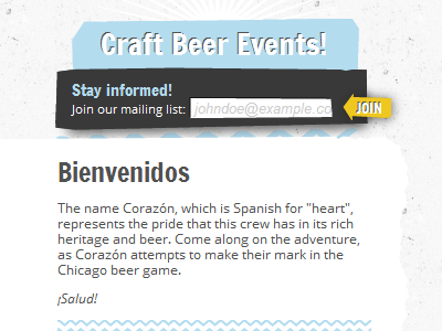 Corazon site stuff beer brewery corazon heart website