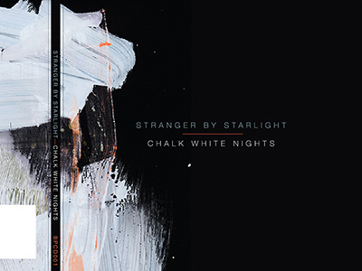 S X S EP artwork cd design music oxbow painting stranger by starlight stray ghost typography