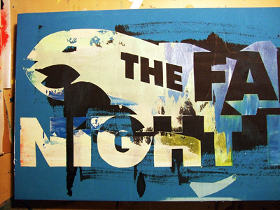 The Fabulous Night Panther artwork dushan milic exhibitions jacqui oakley lettering poly zoo