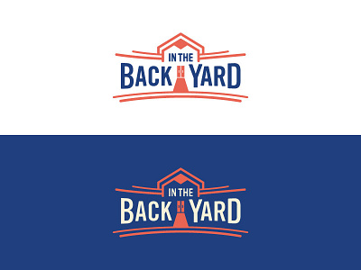 In the Back Yard logo WIP brand branding design identity illsutration lettering logo