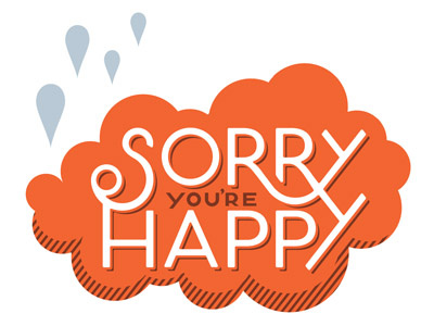 Sorry You're Happy logo art licensing design identity logo sorry youre happy surface design typography