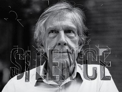 Silence (John Cage) design hand lettering illustration john cage lettering poly studio silence