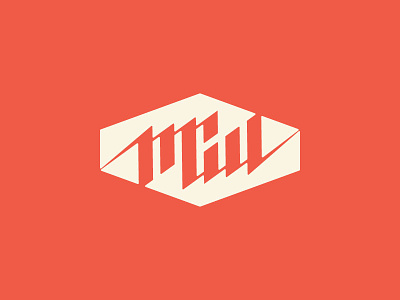 MCW logo round 1A audio brand branding geometric lettering logo modern monogram