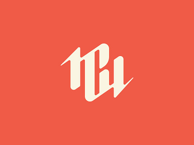 MCW logo round 1B audio brand branding geometric lettering logo modern monogram