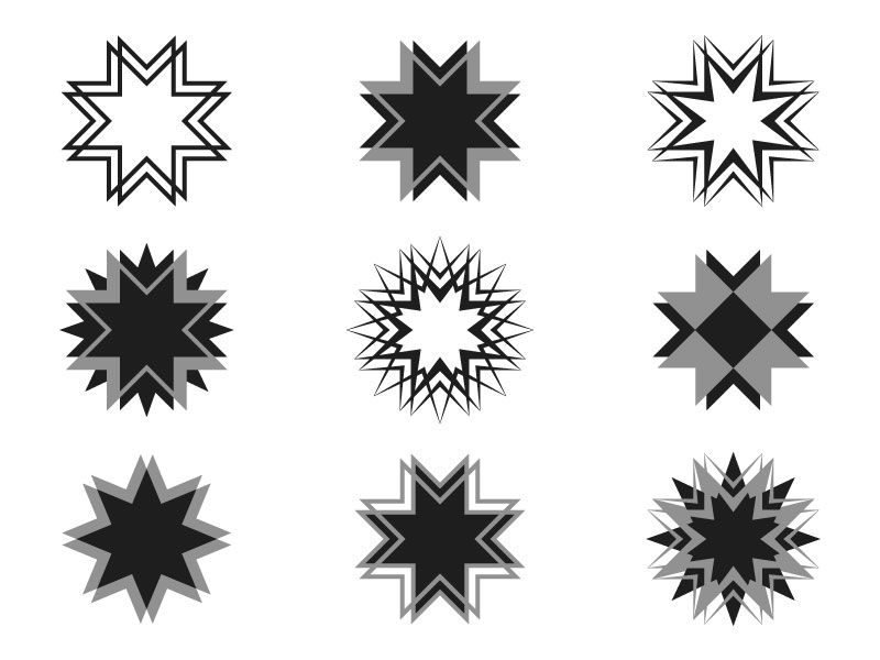 miscellaneous stars by Jamie Lawson / Poly Studio on Dribbble